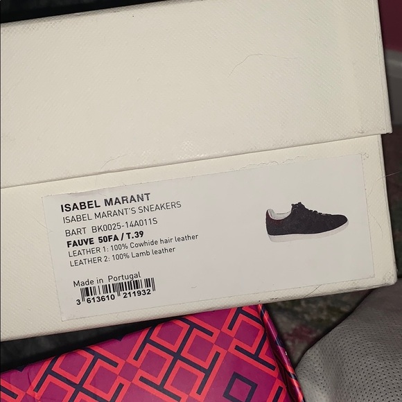 Isabel Marant Leopard-Print Calf Hair Sneakers - Picture 3 of 3